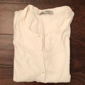 Women’s white cardigan
